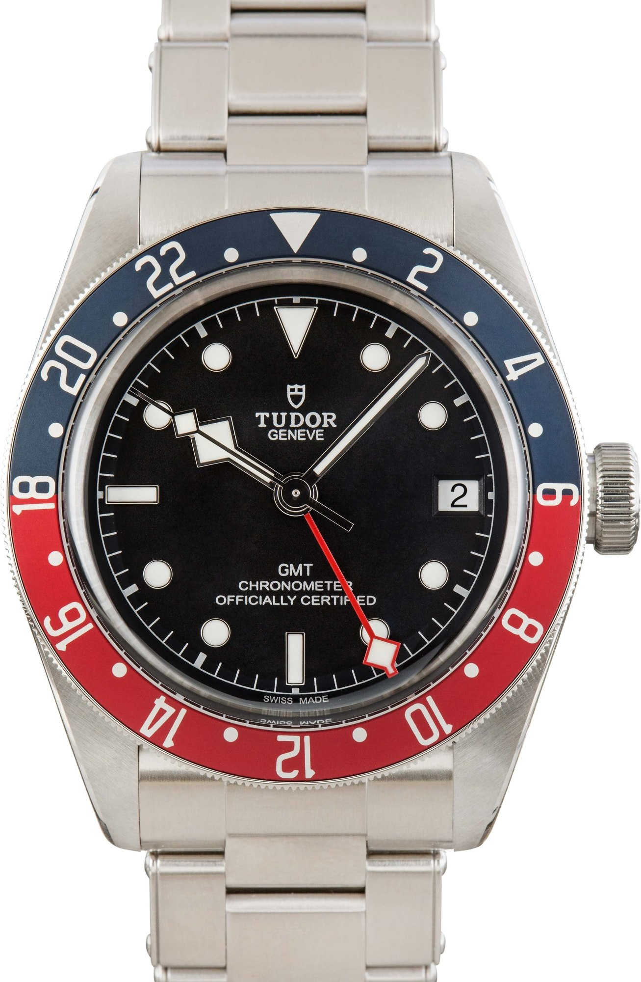 HandMade The Factory Stickered Tudor Black Bay GMT Ref 79830 Pepsi