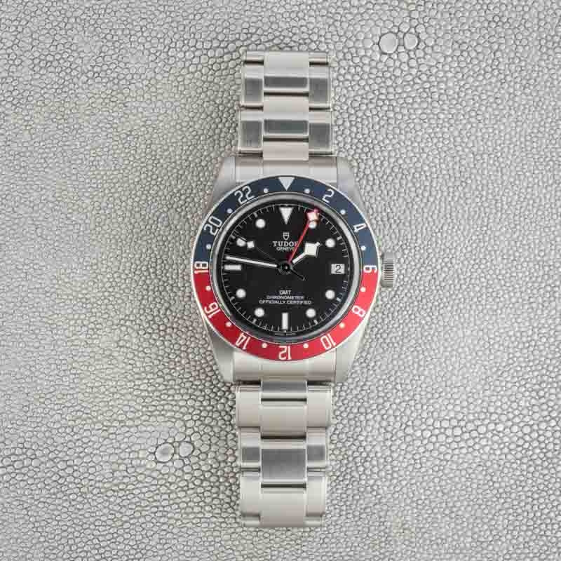 HandMade The Factory Stickered Tudor Black Bay GMT Ref 79830 Pepsi - Image 5
