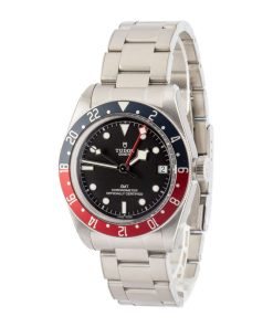 Alternative view of HandMade The Factory Stickered Tudor Black Bay GMT Ref 79830 Pepsi
