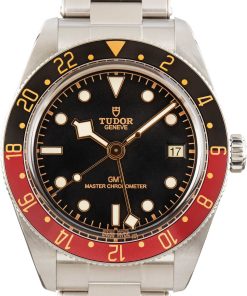 HandMade The Tudor Black Bay 58 GMT Black & Burgundy Bezel