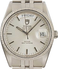 HandMade The Tudor Oyster Prince Date-Day 94510 Stainless Steel