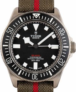 HandMade The Tudor Pelagos FXD 25717 Titanium on Fabric Strap