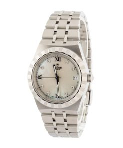 Alternative view of HandMade The Tudor Royal 28400 Mother Of Pearl Diamond Dial