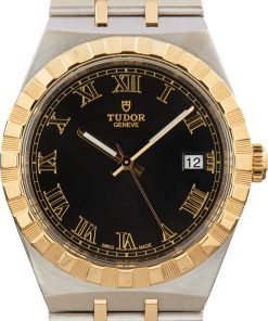 HandMade The Tudor Royal ref 28503 Black Roman Dial