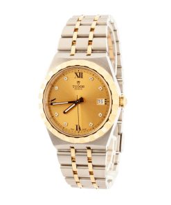 Alternative view of HandMade The Tudor Royal ref 28503 Champagne Diamond Dial