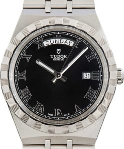 HandMade The Tudor Royal 28600 Black Roman Dial