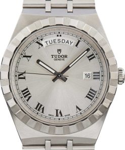 HandMade The Tudor Royal 28600 Stainless Steel Silver Dial