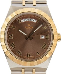 HandMade The Tudor Royal Stainless Steel & Yellow Gold