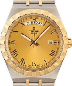 HandMade The Tudor Royal Steel & 18k Gold Champagne Dial