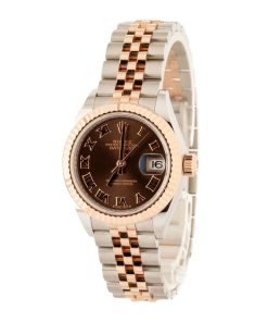 Alternative view of HandMade The Rolex Datejust 28 Chocolate Dial 279171 Steel & Everose Gold