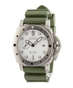 Alternative view of HandMade The Panerai Submersible QuarantaQuattro Bianco Steel