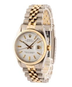 Alternative view of HandMade The Rolex Datejust 16013 White Index Dial