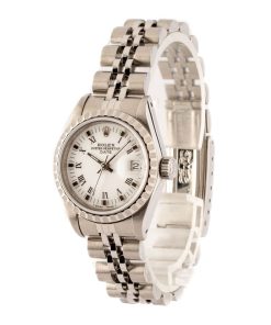 Alternative view of HandMade The Ladies Rolex Date 69240 White Dial