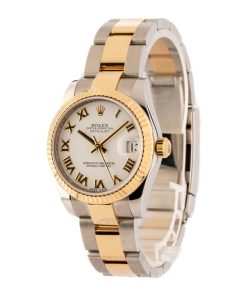 Alternative view of HandMade The Rolex Datejust 178273 White Roman Dial