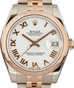 HandMade The Rolex Mid-Size Datejust 178241 Two Tone Everose