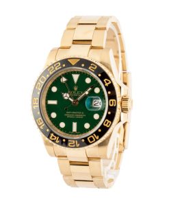 Alternative view of HandMade The Rolex GMT-Master II ref 116718 Green Dial