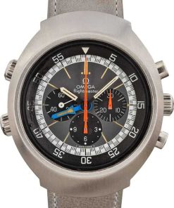 HandMade The Vintage Omega Flightmaster Chronograph Stainless Steel