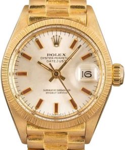 HandMade The Ladies Rolex President 6927 Silver Dial