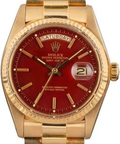 HandMade The Rolex Day-Date President 1803 Oxblood Stella Dial