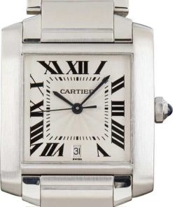 HandMade The Cartier Tank Francaise Ref W51002Q3 Stainless Steel