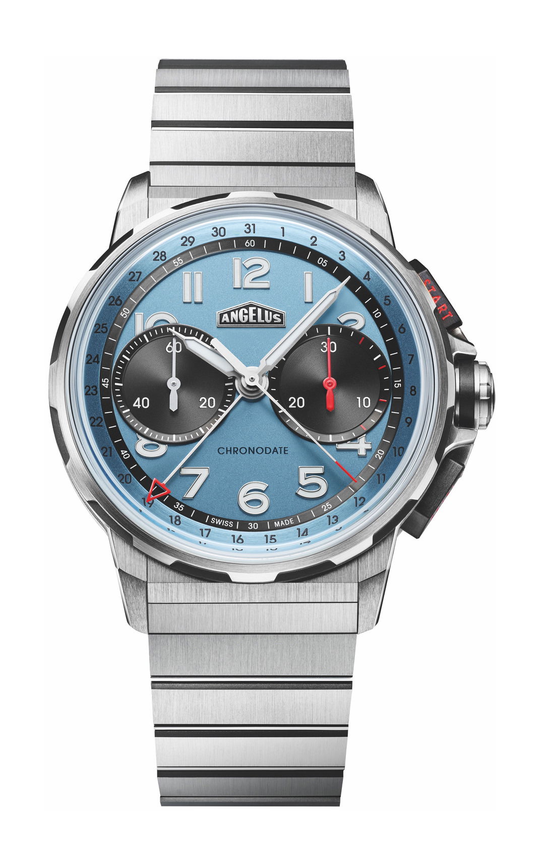 Chronodate Titanium Storm Blue Titanium