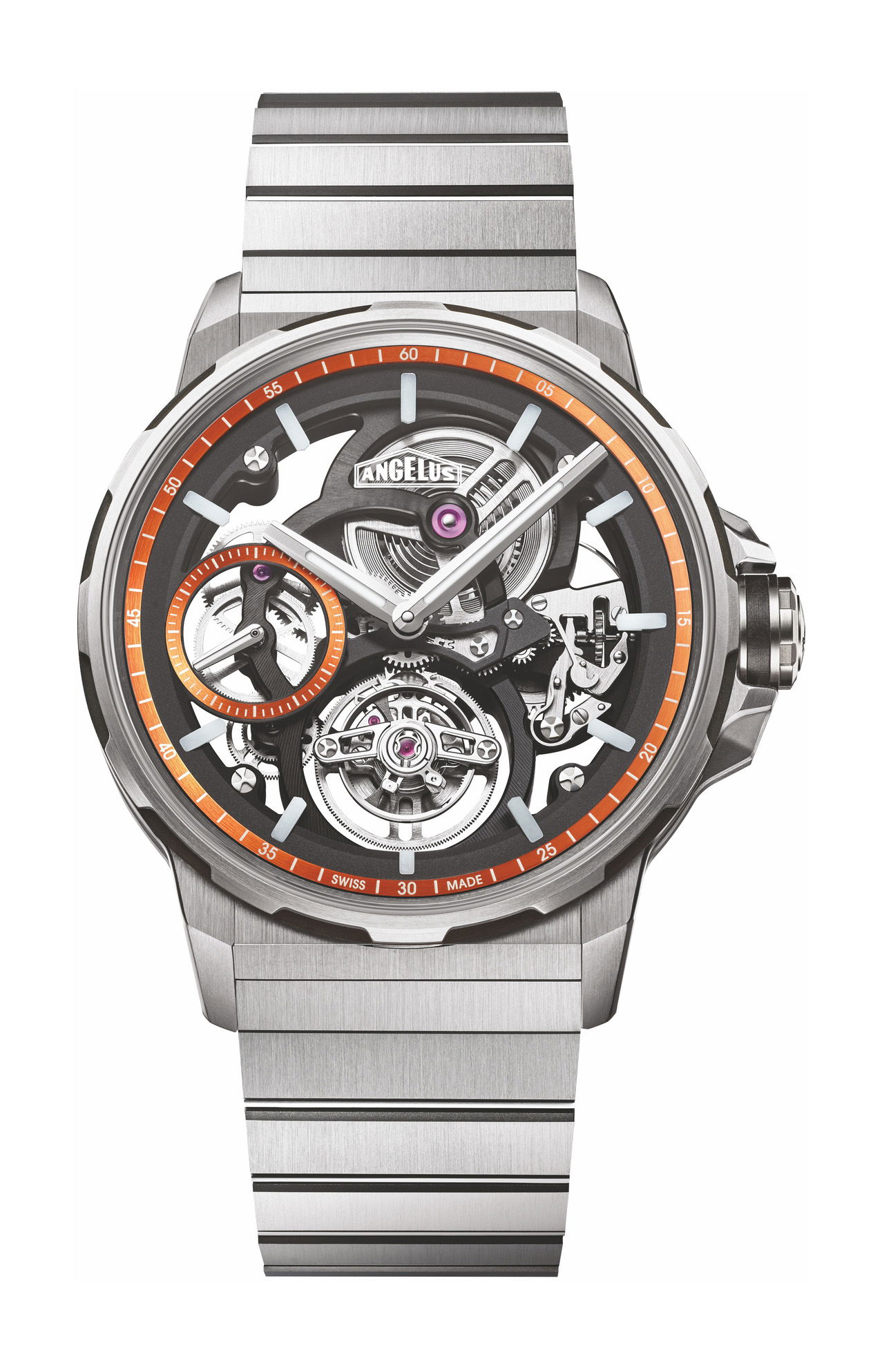 Flying Tourbillon Skeleton Titanium Orange Edition