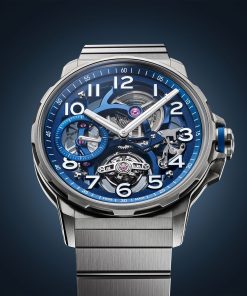 Alternative view of Flying Tourbillon Titanium Blue Edition