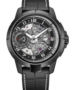 Edge Double Barrel stainless steel black PVD