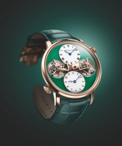 Alternative view of Double Tourbillon Jade Red Gold