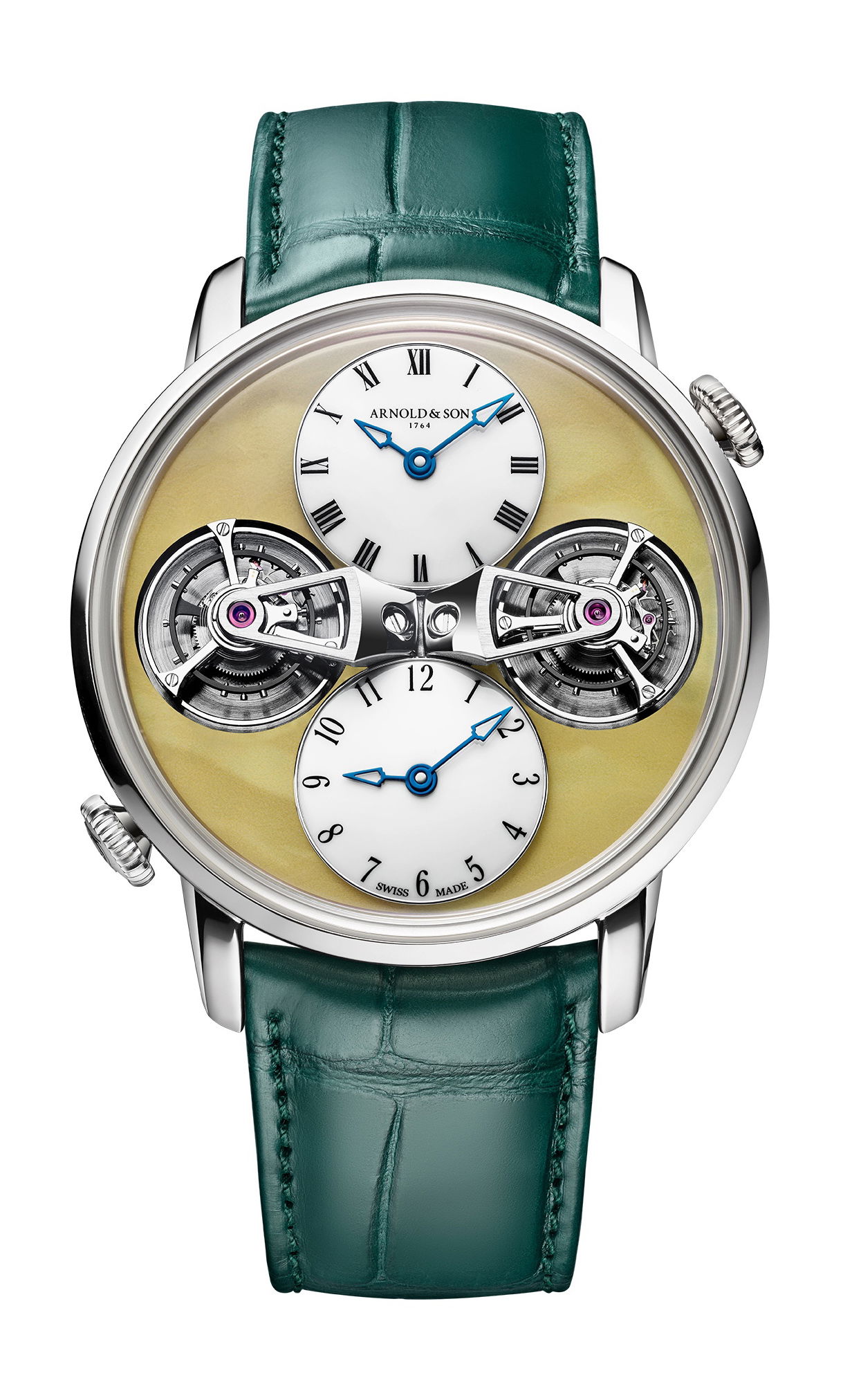 Double Tourbillon White Gold Amber Edition