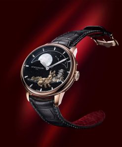 Alternative view of Perpetual Moon 41.5 Red Gold “Year of the Rabbit”