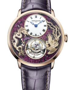 Ultrathin Tourbillon Red Gold Dragon & Phoenix Eudialyte