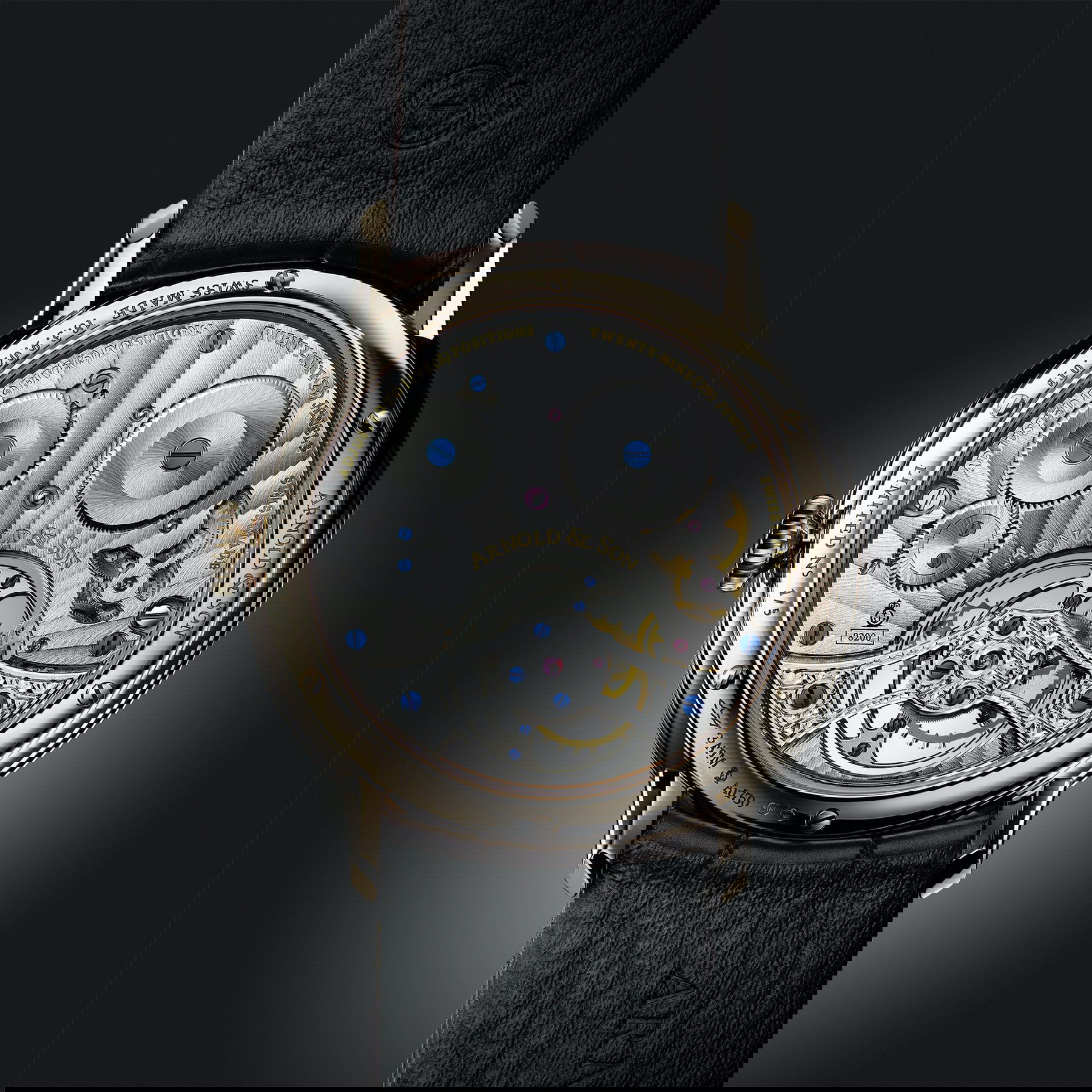 Ultrathin Tourbillon Red Gold Dragon & Phoenix Marcassite - Image 3