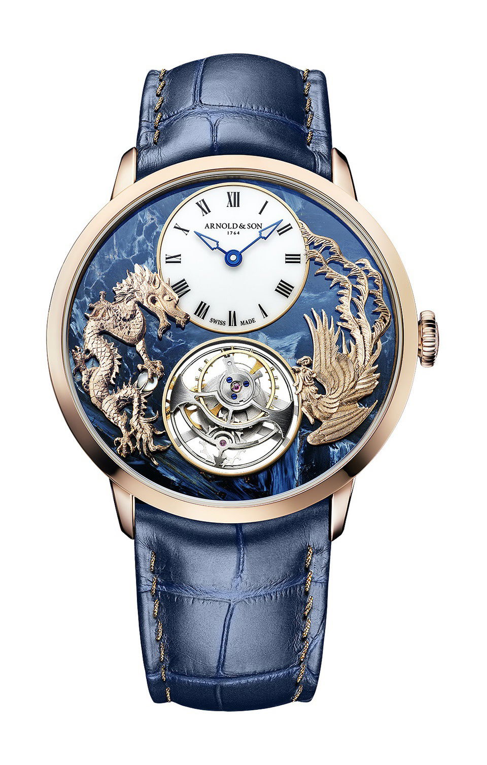 Ultrathin Tourbillon Dragon & Phoenix Pietersite