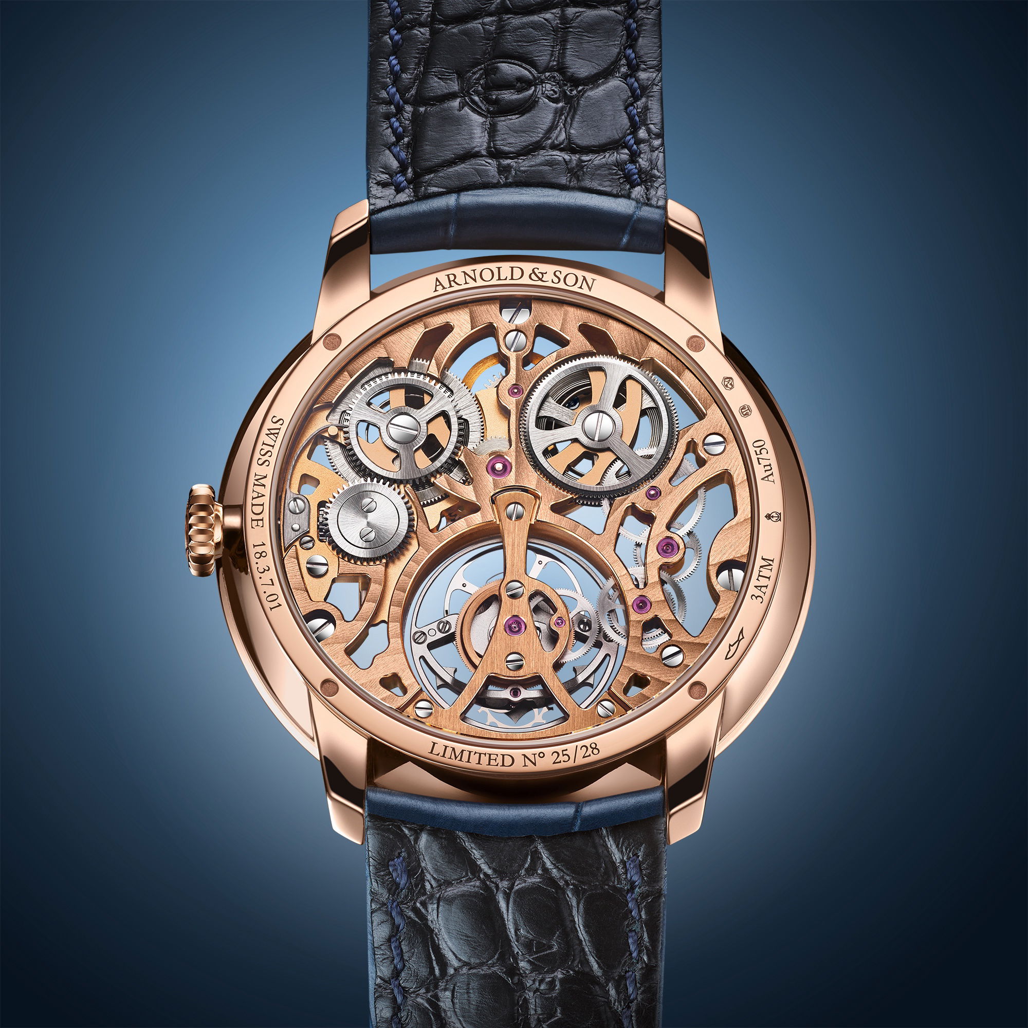 Ultrathin Tourbillon Skeleton Red Gold - Image 4