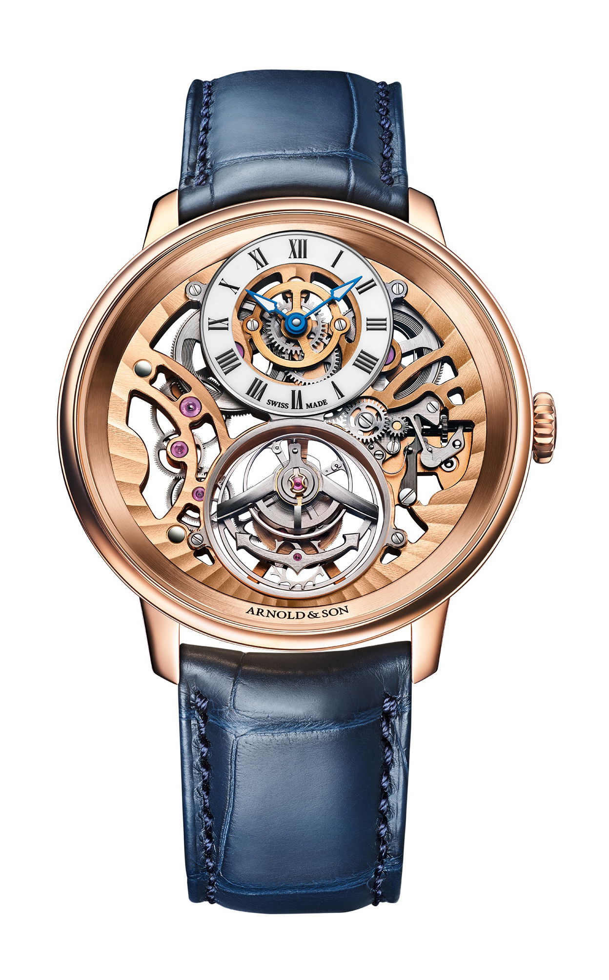 Ultrathin Tourbillon Skeleton Red Gold