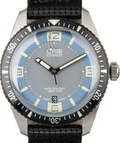 HandMade The Oris Diver 65 Black Textile Strap