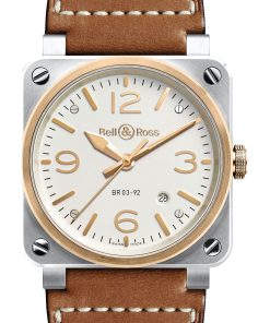 BR 03-92 STEEL & ROSE GOLD