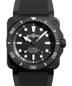 BR 03 Diver Black Matte Ceramic