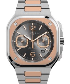 BR 05 Chrono Gray Steel & Gold