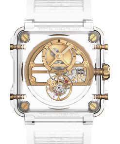BR-X1 SKELETON TOURBILLON SAPPHIRE GOLD