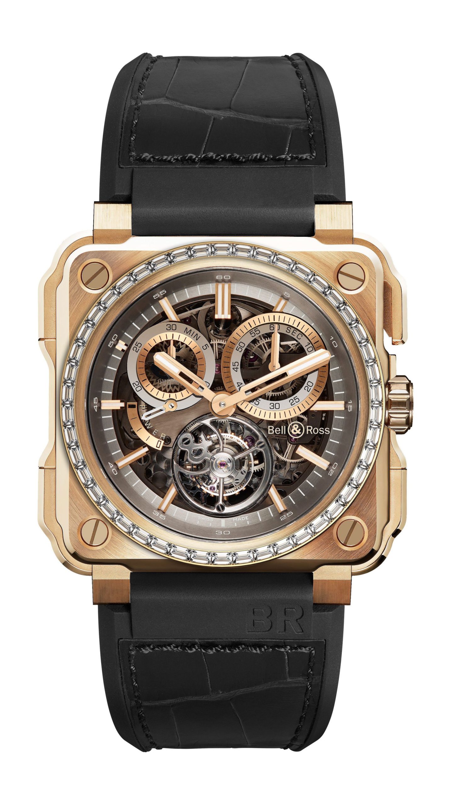 BR-X1 TOURBILLON ROSE GOLD DIAMONDS