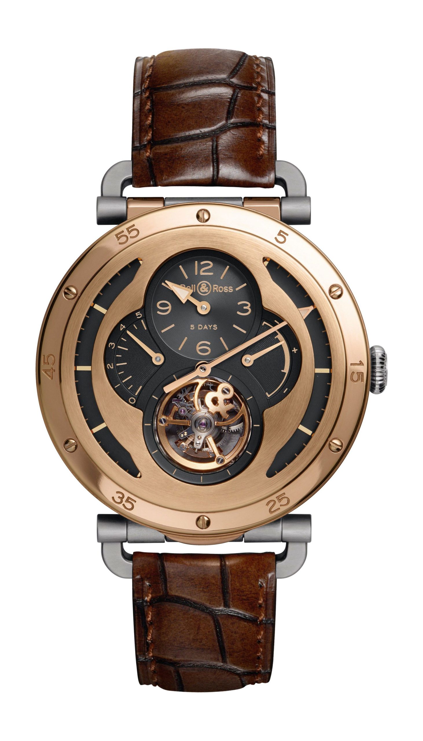 WW2 MILITARY TOURBILLON ROSE GOLD