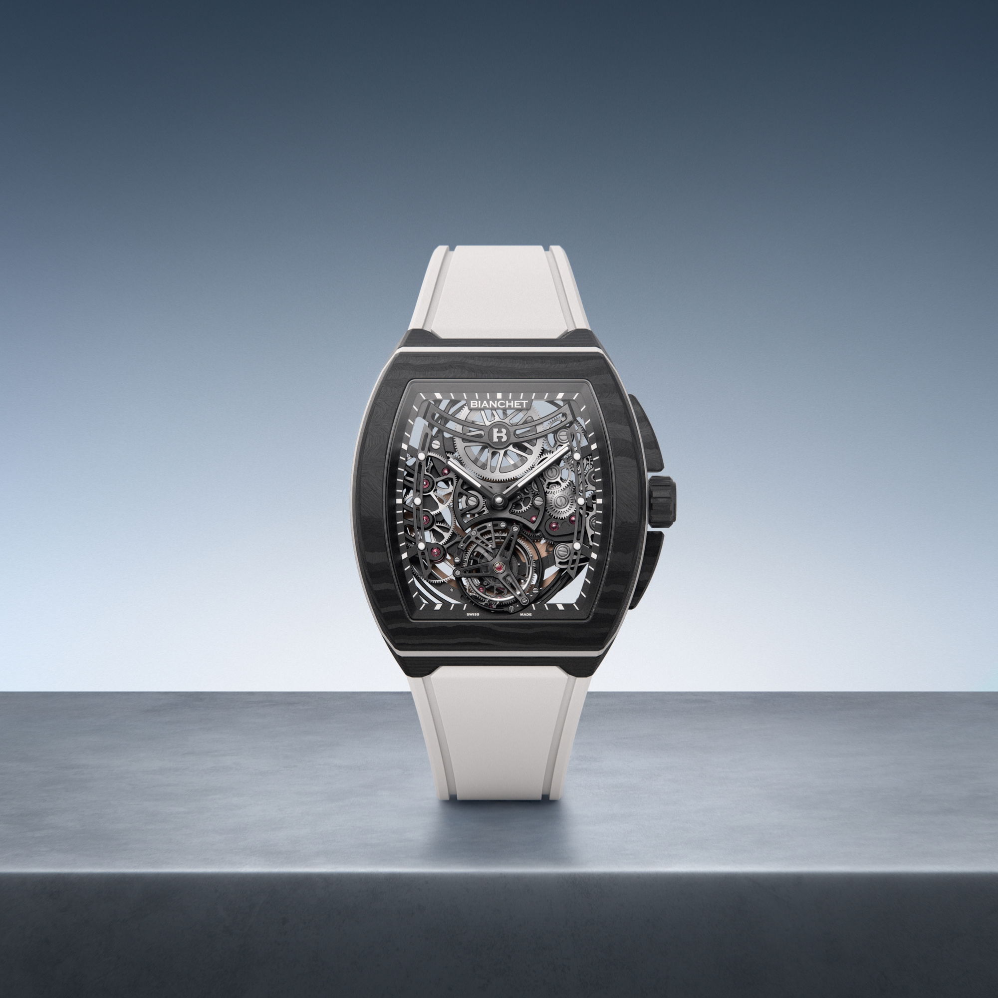 B 1.618 Flying Tourbillon UltraFino Carbon Skeleton White - Image 5