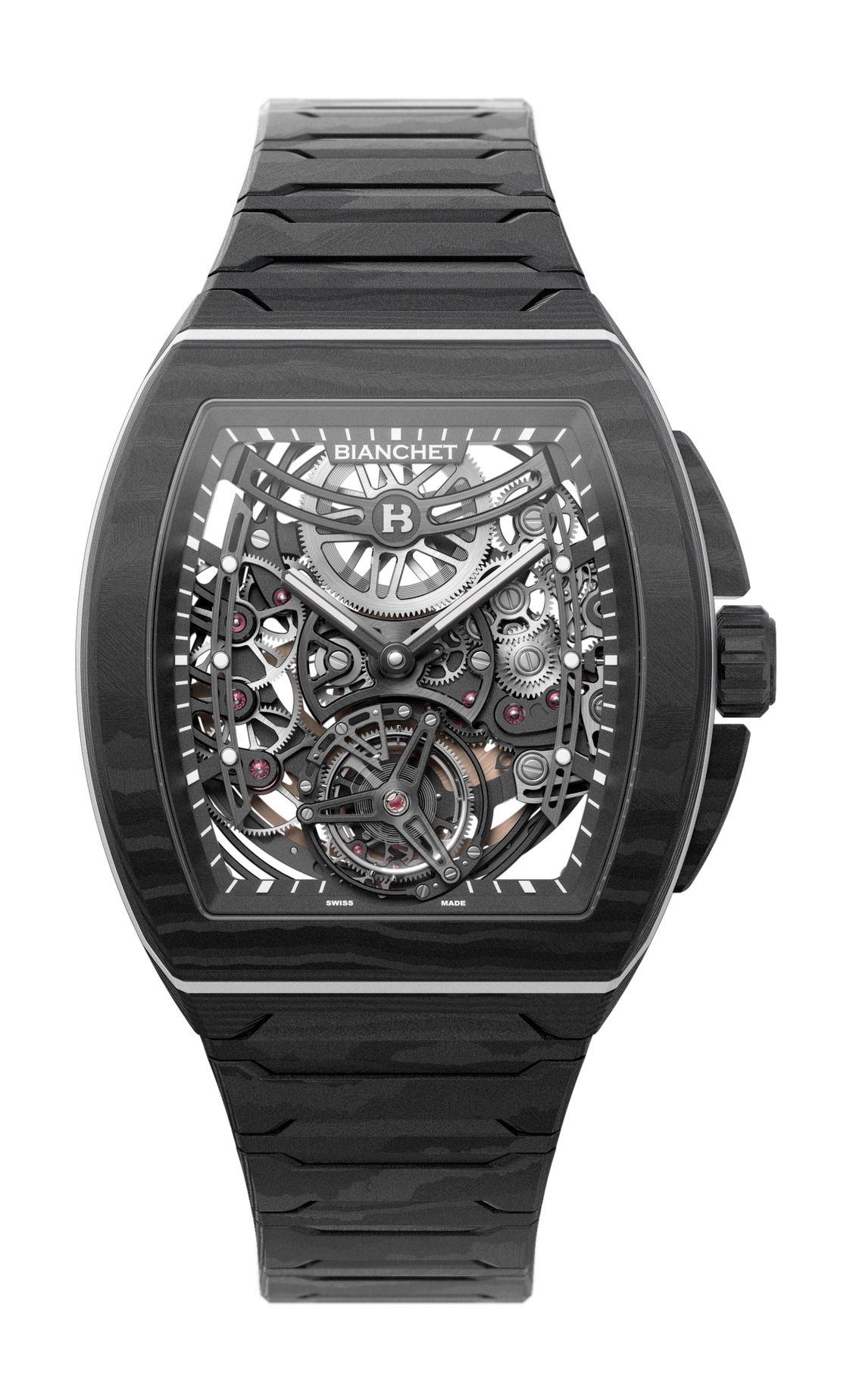 B 1.618 Flying Tourbillon UltraFino Carbon Skeleton White
