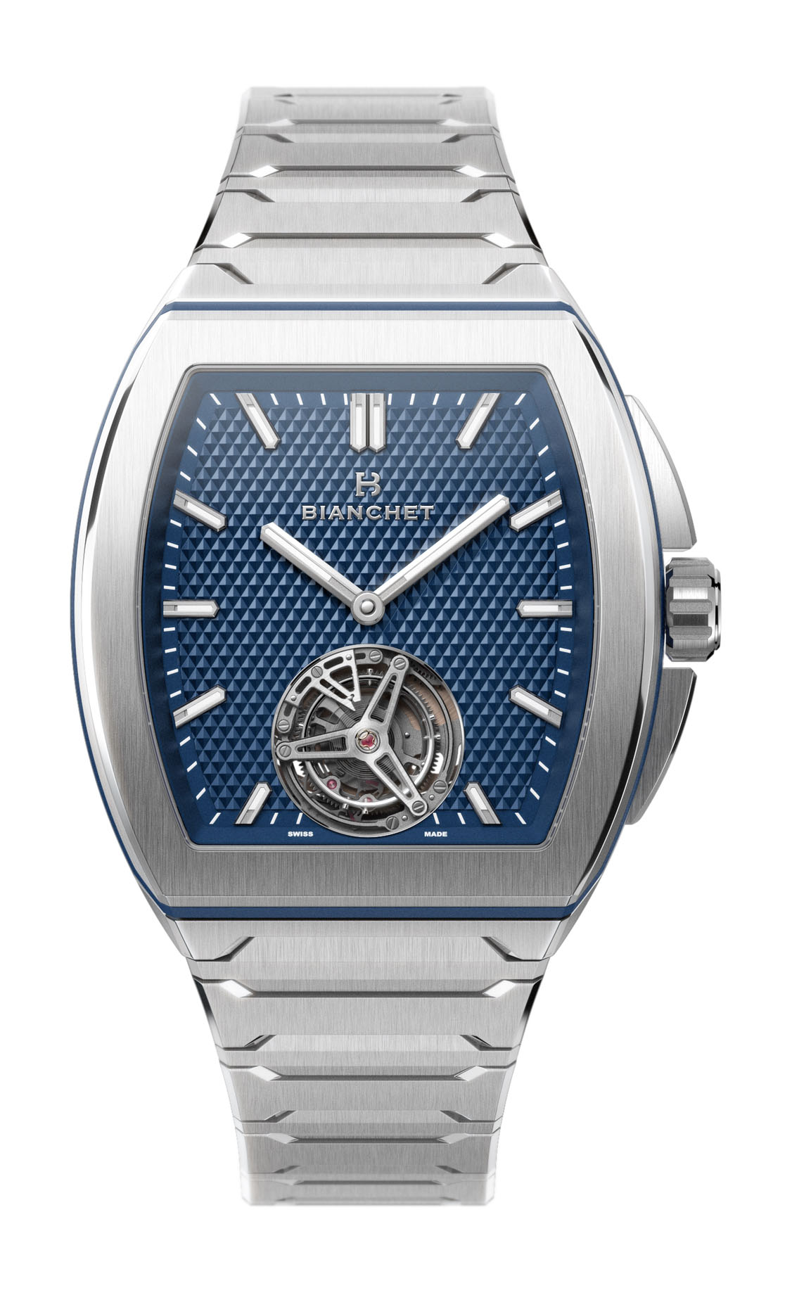 B 1.618 Flying Tourbillon UltraFino Titanium Dial Blue