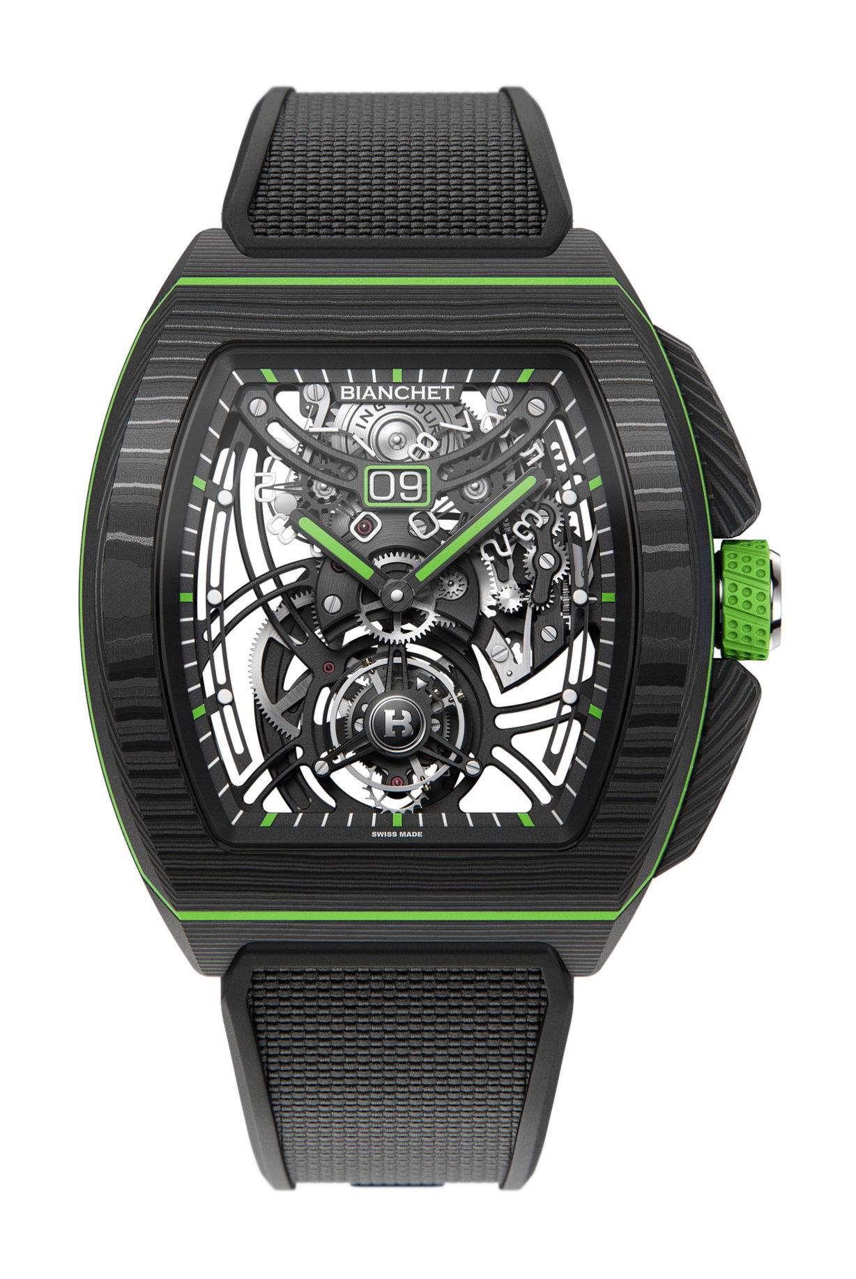 Flying Tourbillon Grande Date B1.618 Carbon Lime - Image 2