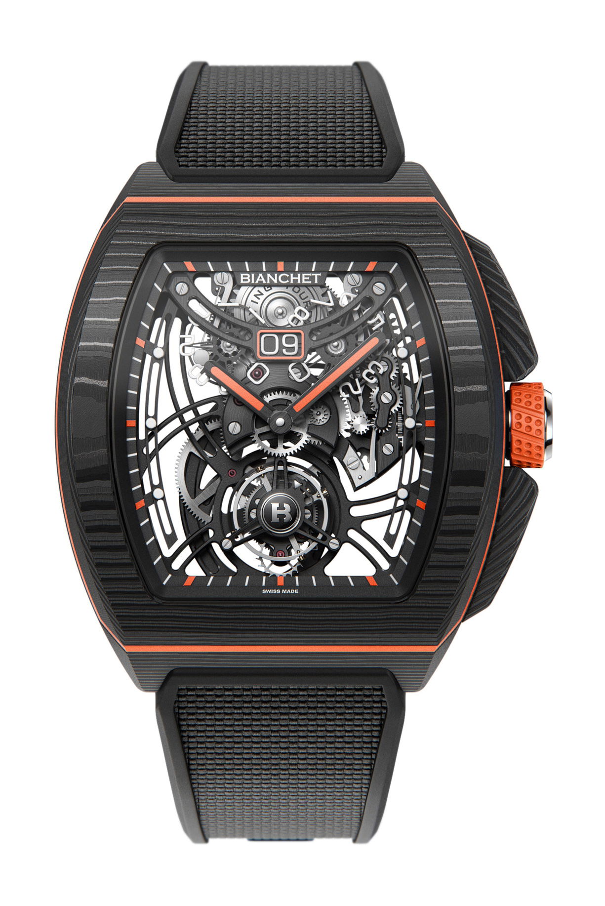 Flying Tourbillon Grande Date B1.618 Carbon Orange - Image 2