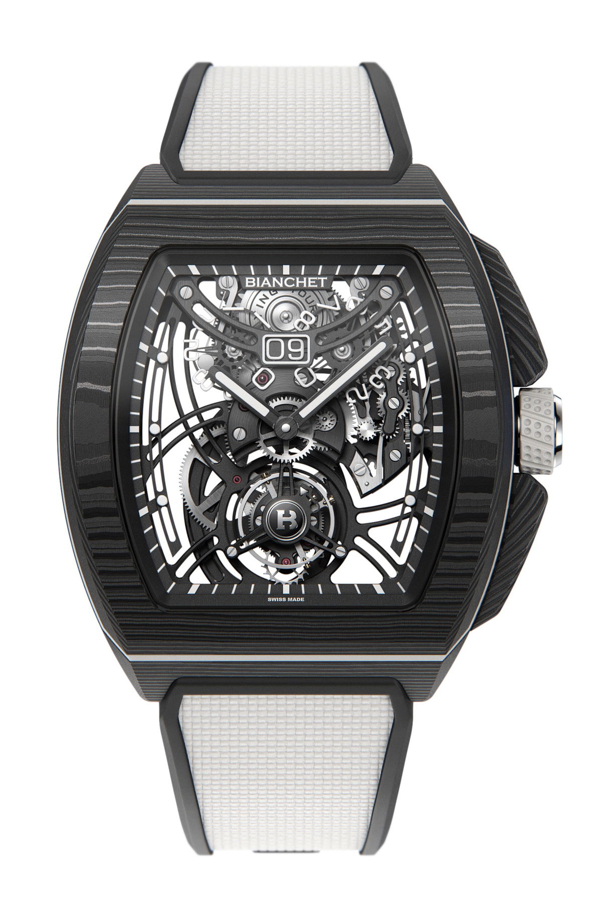 Flying Tourbillon Grande Date B1.618 Carbon White