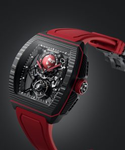 Alternative view of Flying Tourbillon Sport GMT Carbon Red
